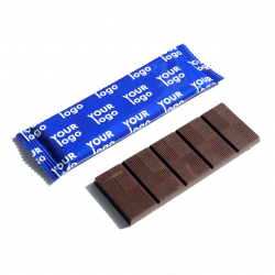 Шоколад с логотипом 25 г (Флоу-Пак)