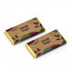 Шоколад з логотипом 10 г крафт