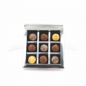 Шоколадный набор "French truffle box" с логотипом 110 г