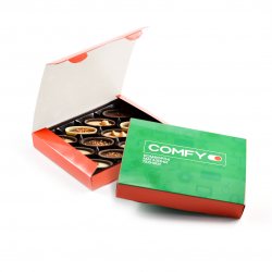 Коробка конфет Elegance с логотипом 125 г Книга