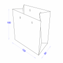 Пакет паперовий 150х80х180 з логотипом