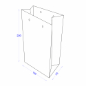 Пакет паперовий 120х70х220 з логотипом