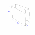 Пакет паперовий 190х80х150 з логотипом