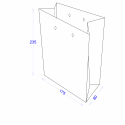 Пакет бумажный 175х80х235 с логотипом
