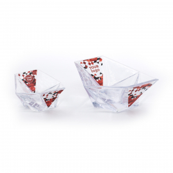 Конфетница BOHEMIA CRYSTAL с логотипом