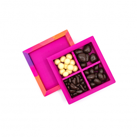 Шоколадный набор "Nut elit box" с логотипом 200 г Шоколадный набор "Nut elit box" с логотипом 200 г