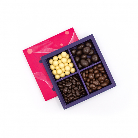 Шоколадный набор "Nut elit box" с логотипом 400 г Шоколадный набор "Nut elit box" с логотипом 400 г