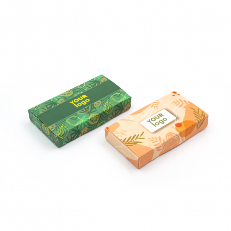 Коробка конфет "Fruits in chocolate" с логотипом 150 г "Книга"