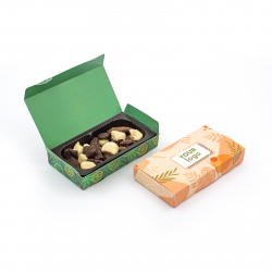 Коробка цукерок "Fruits in chocolate" з логотипом 150 г "Книга"