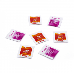 Конфета Пастила фруктовая Stripe с логотипом 2,5 г