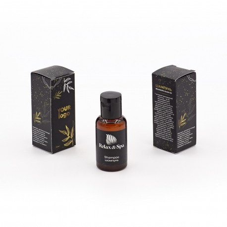 Косметичні засоби "Relax&Spa Black KK" з логотипом 30 мл